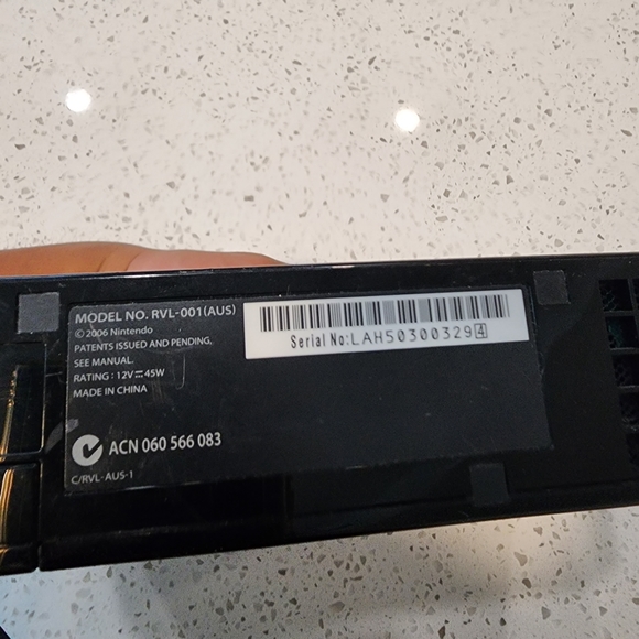 Black Nintendo Wii Backwards Compatible includes wii board & Game - Picture 3 of 4